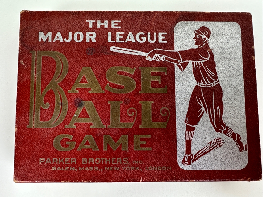 Just Added - Rare Vintage Parker Brothers Inc. The Major League Baseball Game Card Game With Rules And Original Box [Photo 7]