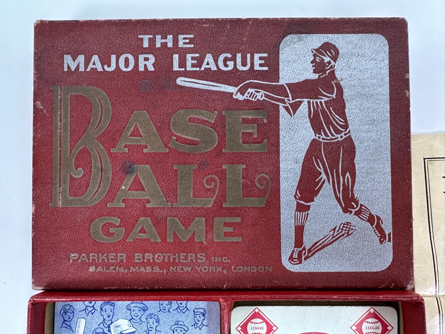 Just Added - Rare Vintage Parker Brothers Inc. The Major League Baseball Game Card Game With Rules And Original Box [Photo 2]