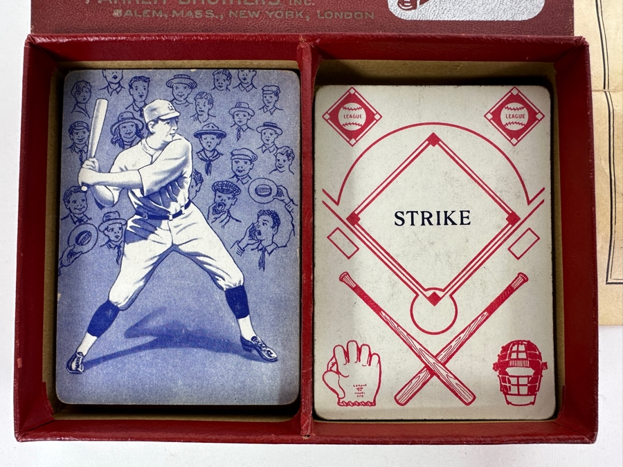 Just Added - Rare Vintage Parker Brothers Inc. The Major League Baseball Game Card Game With Rules And Original Box [Photo 3]