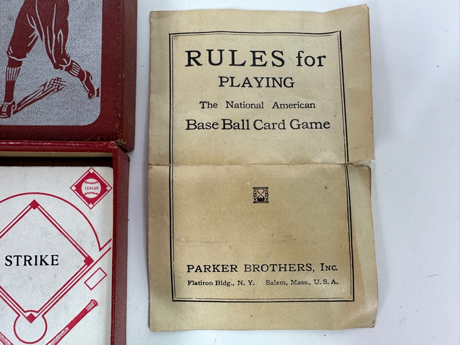 Just Added - Rare Vintage Parker Brothers Inc. The Major League Baseball Game Card Game With Rules And Original Box [Photo 4]