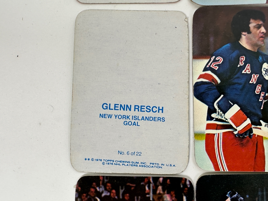 Just Added - Complete Set Of 1976 Topps Chewing Gum NHL Players Association Hockey Cards - 22 Cards [Photo 7]