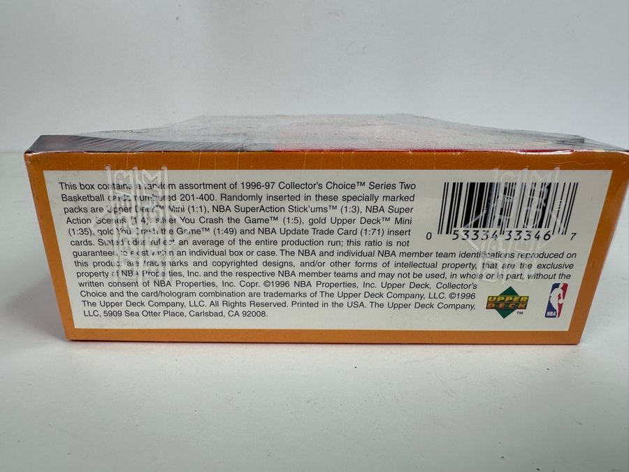 Just Added - Factory Sealed 1996-97 Collector's Choice Series Two Upper Deck NBA Basketball Cards - 36 Packs Per Box / 12 Cards Per Pack [Photo 6]