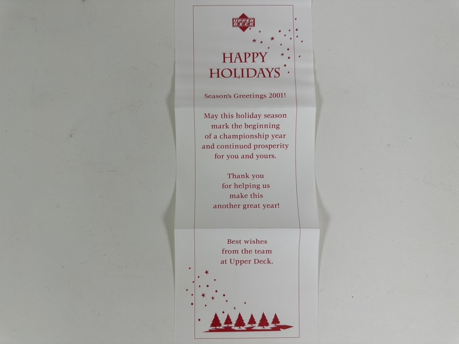 Just Added - 2001 St. Nick's Classic Tiger Woods Ball Marker Card From Upper Deck [Photo 7]