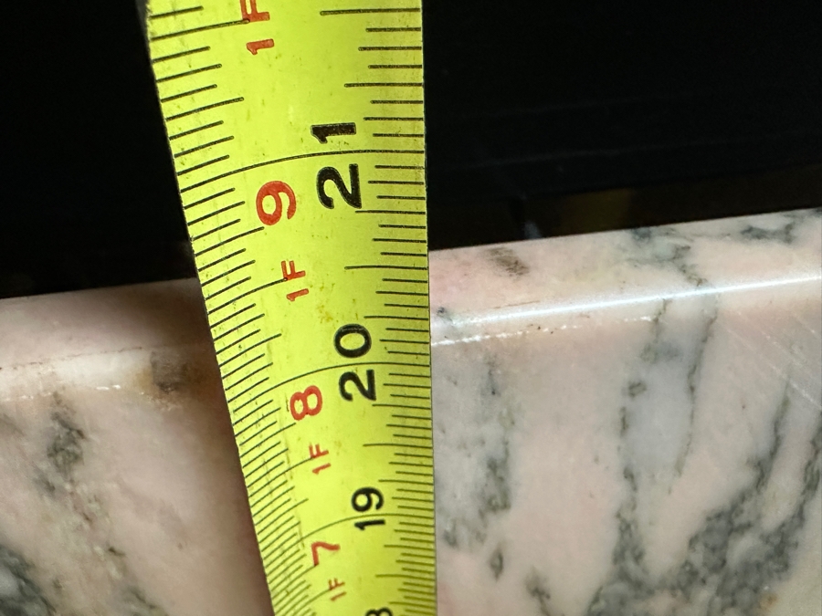 Just Added - Pinkish Marble Top 60W X 20D X 7/8 [Photo 4]