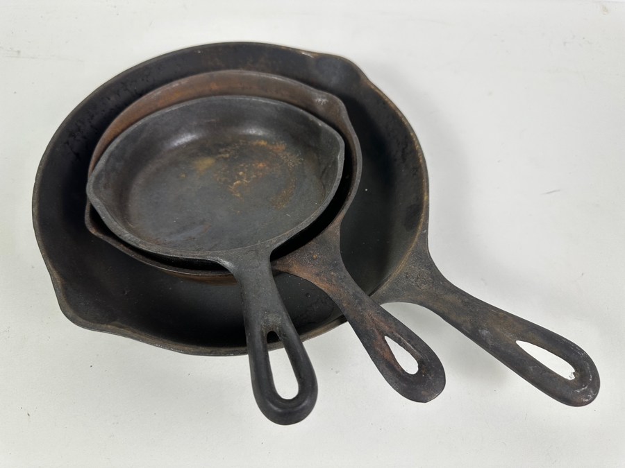 Just Added - (3) Martin Cast Iron Pans [Photo 2]