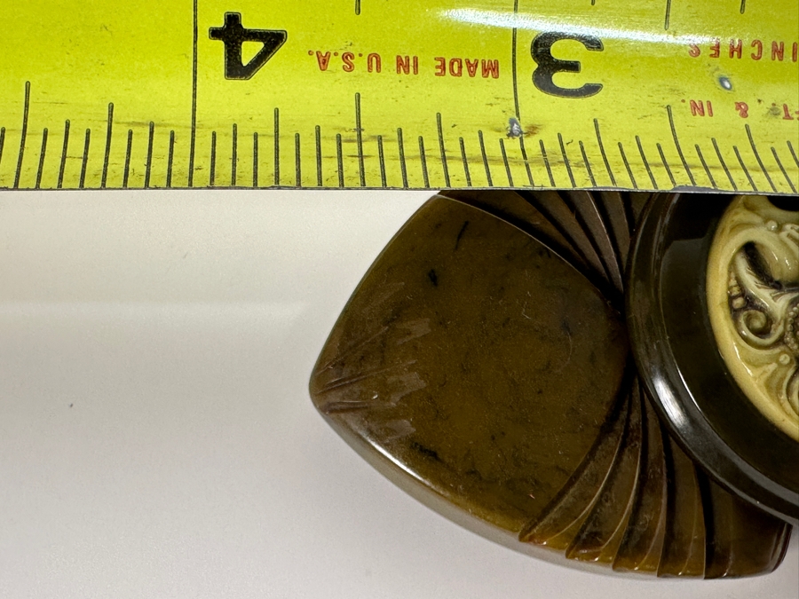 Just Added - Vintage Brooch Pin Signed On Back 3.75W [Photo 6]