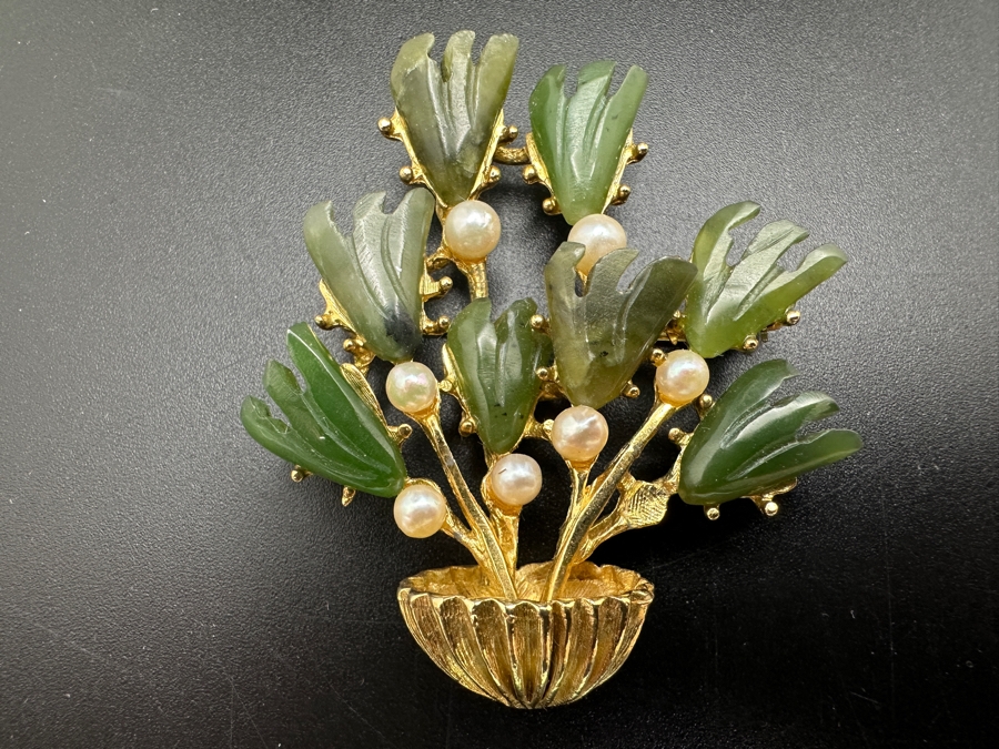 Edward Swoboda (1917-2013) Signed Brooch Pin And Matching Clip-on Earrings [Photo 4]