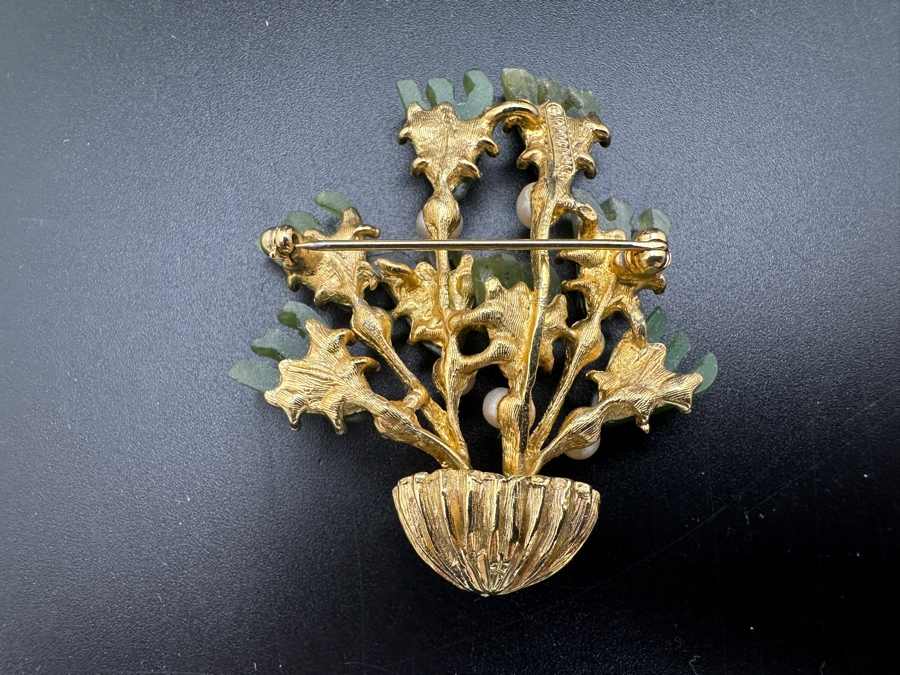 Edward Swoboda (1917-2013) Signed Brooch Pin And Matching Clip-on Earrings [Photo 9]