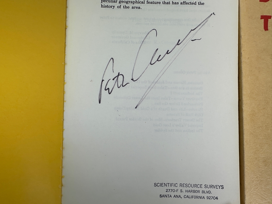 Collection Of 8 Vintage Paperback Books On Local History, The Desert, Gold Mines & The American West (Some Signed) [Photo 6]