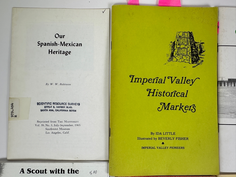 Collection Of 8 Vintage Paperback Books On Local History, The Desert & The American West (One Book Is Signed) [Photo 13]
