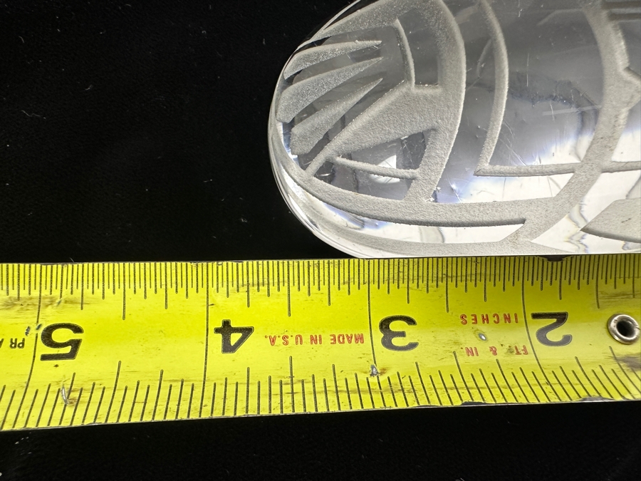 Art Deco Style Crystal Glass Scarab Beetle Paperweight 3.5W X 2.25D X 1.5H [Photo 10]