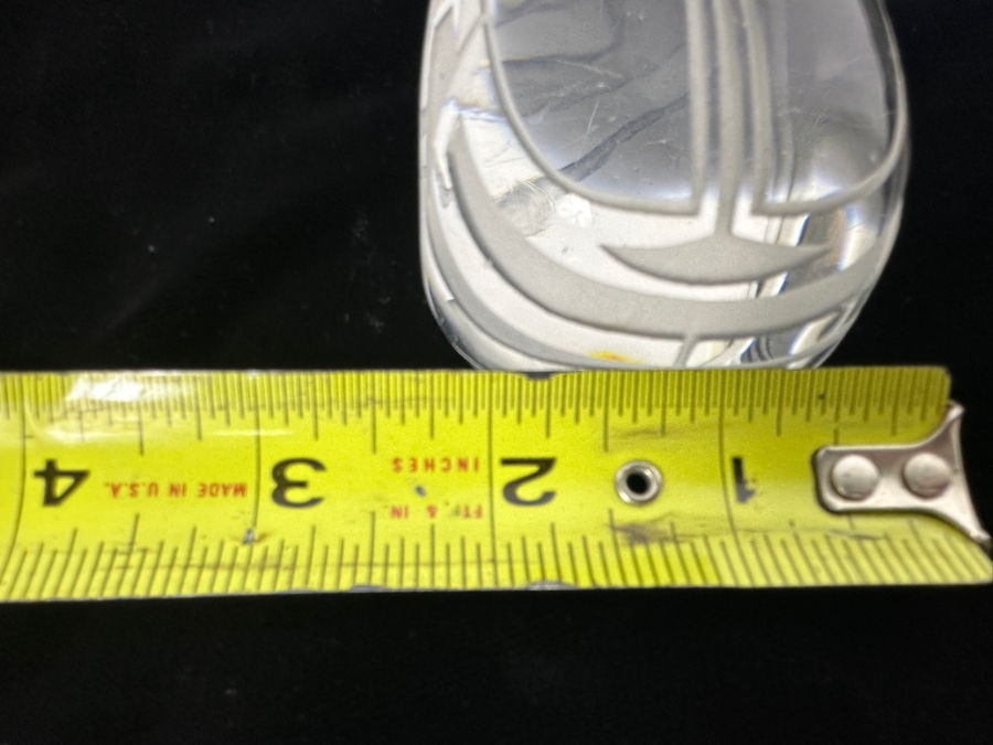 Art Deco Style Crystal Glass Scarab Beetle Paperweight 3.5W X 2.25D X 1.5H [Photo 11]