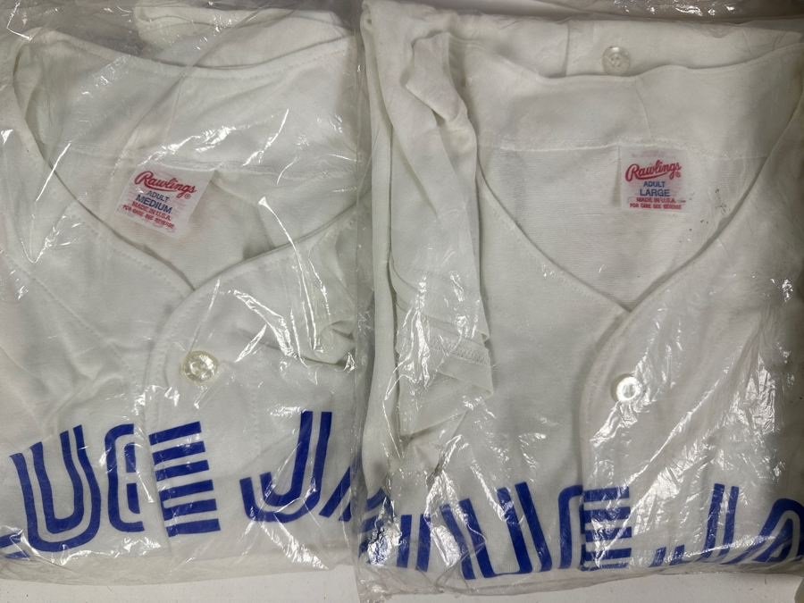 (6) New Rawlings MLB Major League Baseball Jerseys: Toronto Blue Jays, Boston Red Sox, Milwaukee Brewers & San Francisco Giants Sizes M & L [Photo 4]