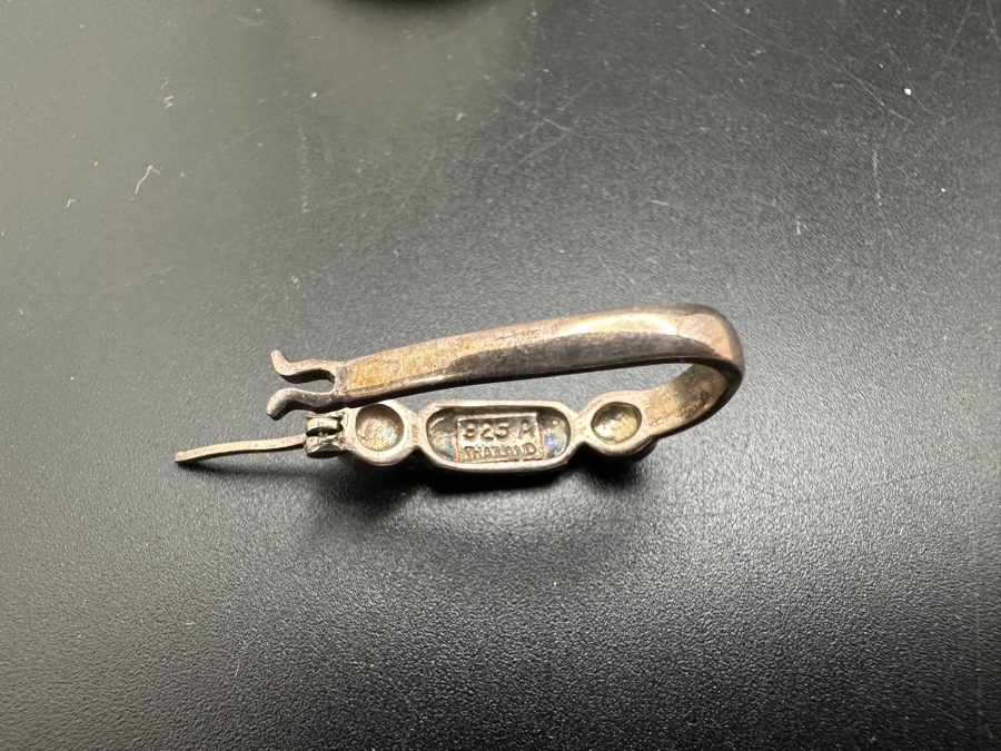 Sterling Silver Marcastie Earrings 6.4g [Photo 5]