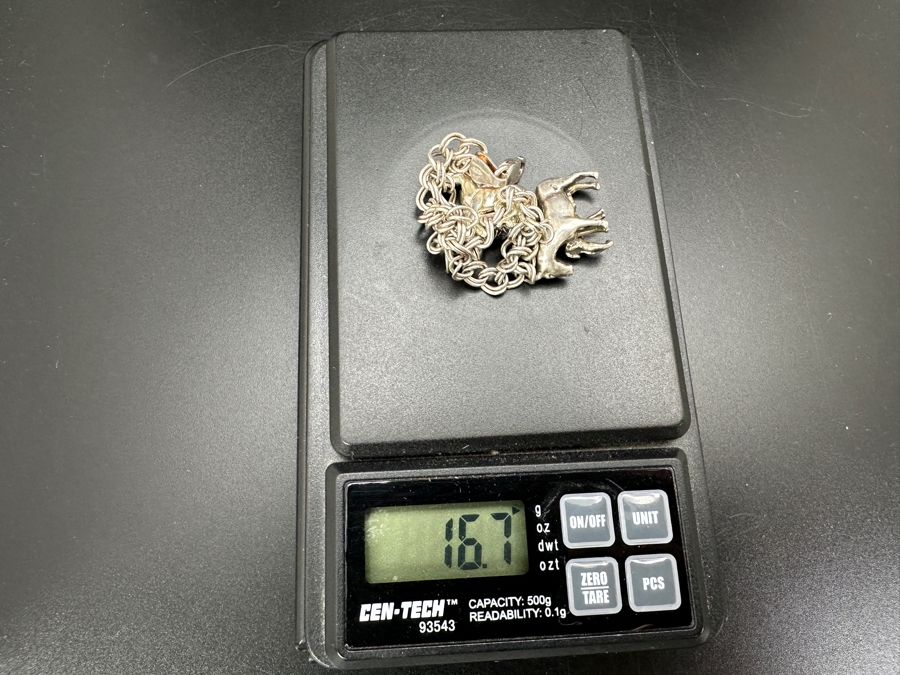 Vintage Italian Sterling Silver 7' Charm Bracelet With Horses & Rollerblade Charms [Photo 8]