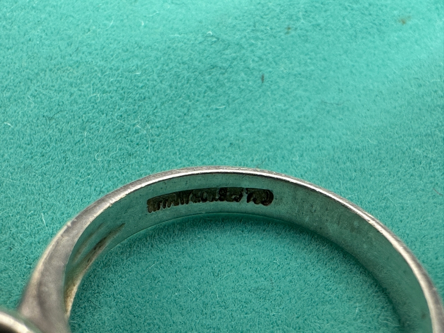 Tiffany & Co. Sterling Silver / 18K Gold Size 5 Ring 4.2g [Photo 5]
