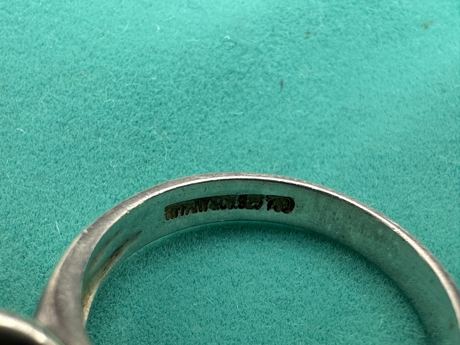Tiffany & Co. Sterling Silver / 18K Gold Size 5 Ring 4.2g [Photo 6]