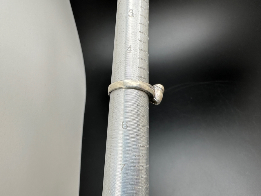 Tiffany & Co. Sterling Silver / 18K Gold Size 5 Ring 4.2g [Photo 7]