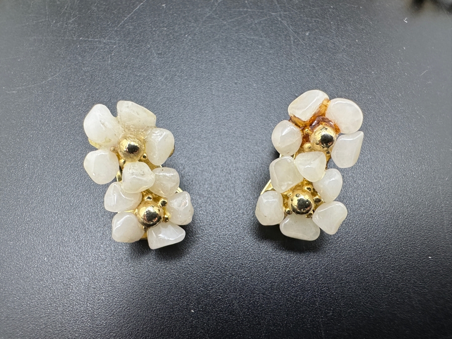 Edward Swoboda (1917-2013) Signed 16' Necklace And Matching Clip-on Earrings [Photo 3]