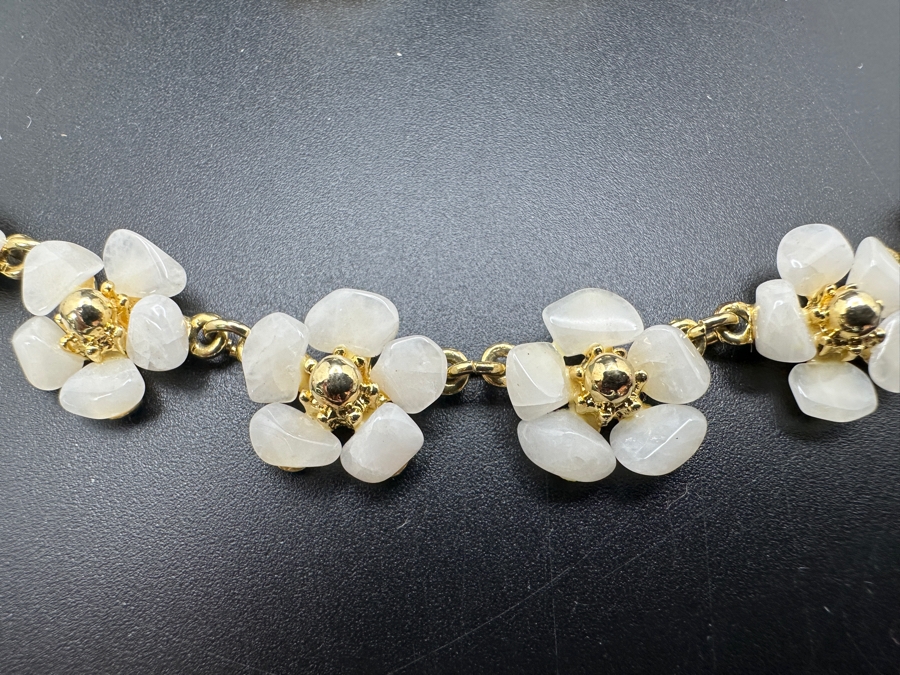 Edward Swoboda (1917-2013) Signed 16' Necklace And Matching Clip-on Earrings [Photo 2]