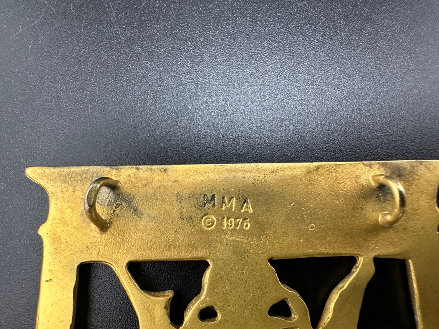 Vintage 1976 Sekhmet Pendant King Tutankhamun MMA Metropolitan Museum Of Art Reproduction Pendant 2.5 X 2 [Photo 2]