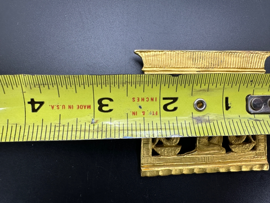 Vintage 1976 Sekhmet Pendant King Tutankhamun MMA Metropolitan Museum Of Art Reproduction Pendant 2.5 X 2 [Photo 4]