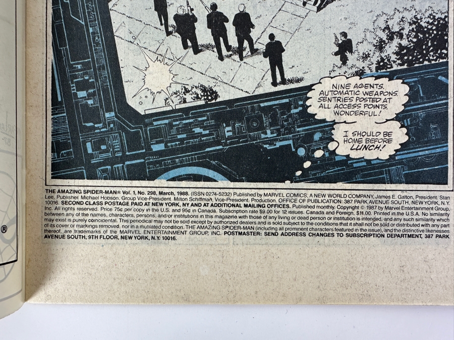 Pair Of Vintage 1988 Marvel Comics The Amazing Spider-Man #298 & #299 Comic Books [Photo 4]