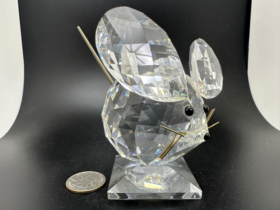 Swarovski Crystal Mouse Figurine 3.5H [Photo 2]