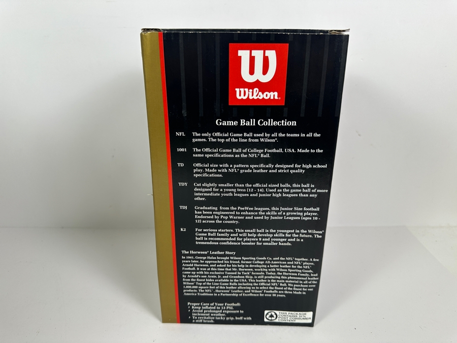 Signed Ricky Williams Football #34 [Photo 4]