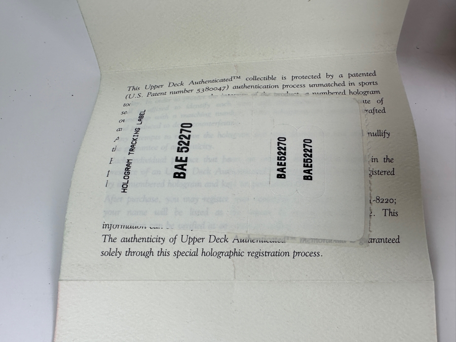 Signed Shawn Kemp Mini Basketball With Upper Deck COA [Photo 6]