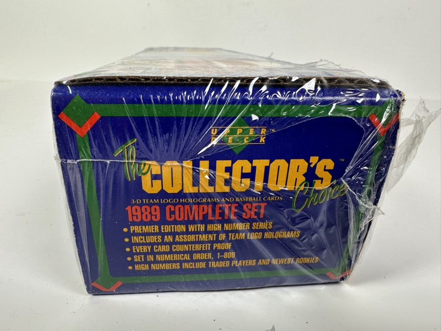 Factory Sealed 1989 Upper Deck MLB Baseball Cards Premier Edition Complete Set Including Rookie Cards From Ken Griffey Jr., Gary Sheffield, John Smoltz, Randy Johnson & More (Different Set From Last Sale) [Photo 4]