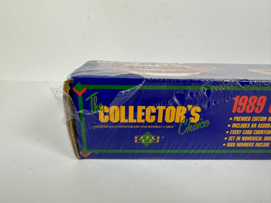 Factory Sealed 1989 Upper Deck MLB Baseball Cards Premier Edition Complete Set Including Rookie Cards From Ken Griffey Jr., Gary Sheffield, John Smoltz, Randy Johnson & More (Different Set From Last Sale) [Photo 6]