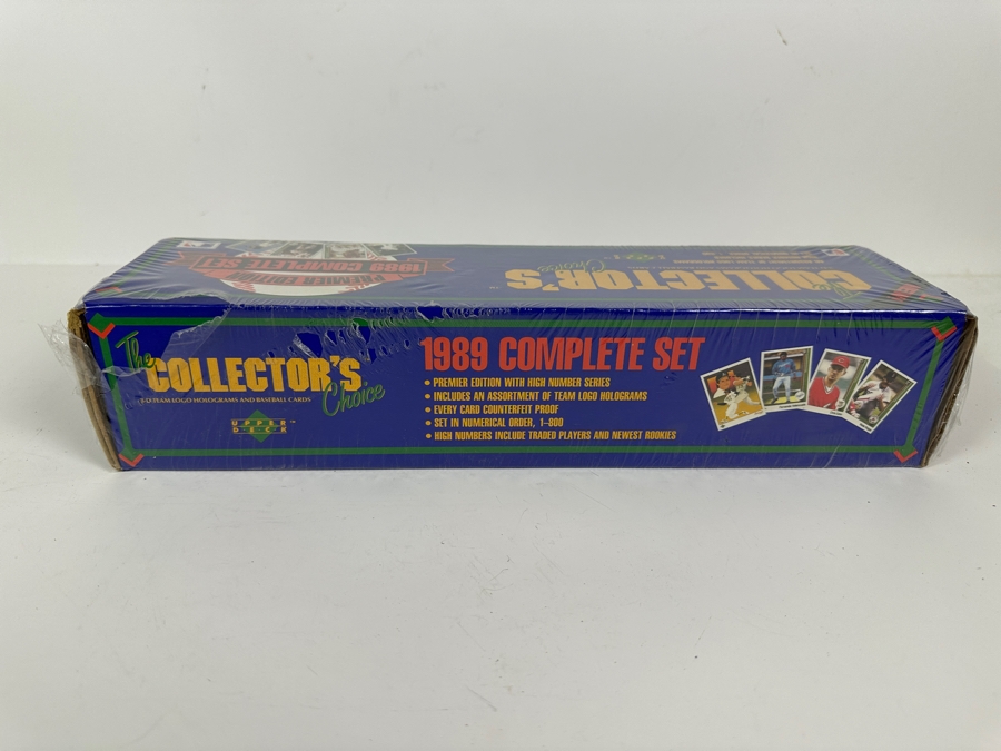 Factory Sealed 1989 Upper Deck MLB Baseball Cards Premier Edition Complete Set Including Rookie Cards From Ken Griffey Jr., Gary Sheffield, John Smoltz, Randy Johnson & More (Different Set From Last Sale) [Photo 5]