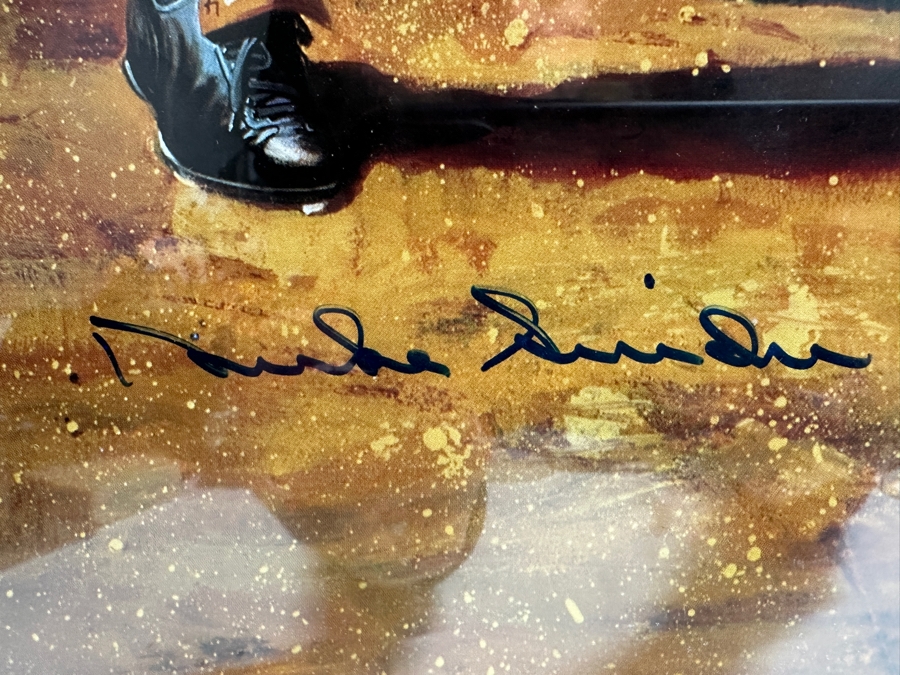 Autographed Ron Lewis Artwork Print Signed By Willie Mays, Mickey Mantle & Duke Snider Limited Edition Numbered 397 Of 500 20.5 X 25 Framed 27 X 31.5 (LAST COPY) [Photo 8]