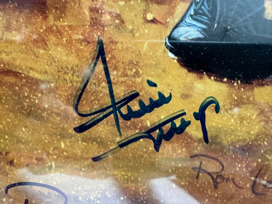 Autographed Ron Lewis Artwork Print Signed By Willie Mays, Mickey Mantle & Duke Snider Limited Edition Numbered 397 Of 500 20.5 X 25 Framed 27 X 31.5 (LAST COPY) [Photo 9]