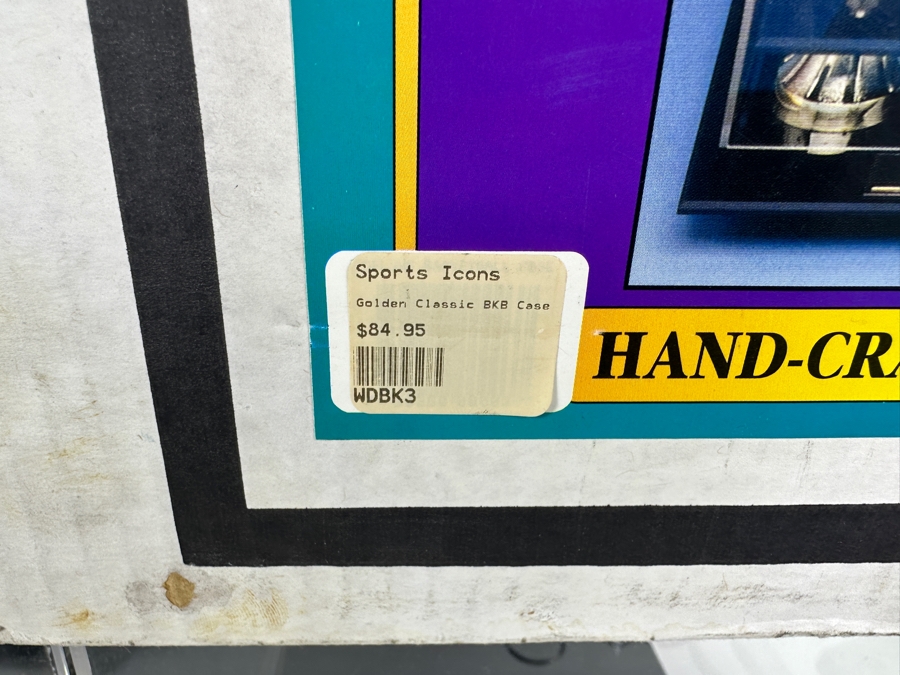 (4) Golden Classic Basketball Hand-Crafted Acrylic Display Cases $339 Retail Value [Photo 3]