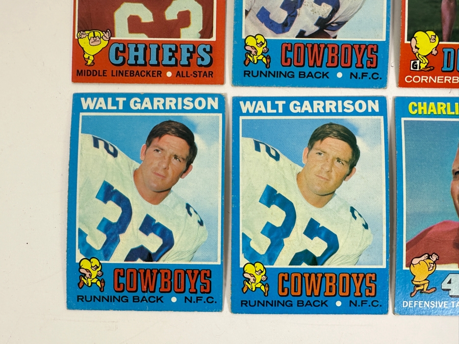(12) Vintage 1971 Topps NFL Football Cards [Photo 3]