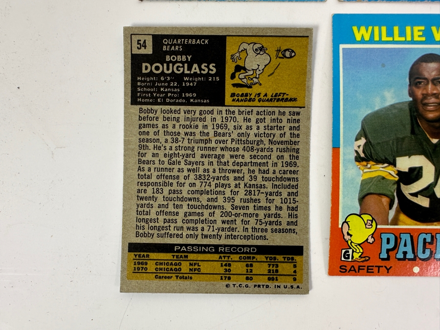 (12) Vintage 1971 Topps NFL Football Cards [Photo 8]