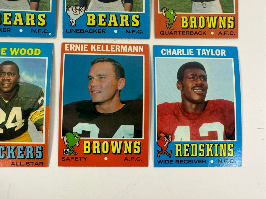 (12) Vintage 1971 Topps NFL Football Cards [Photo 7]