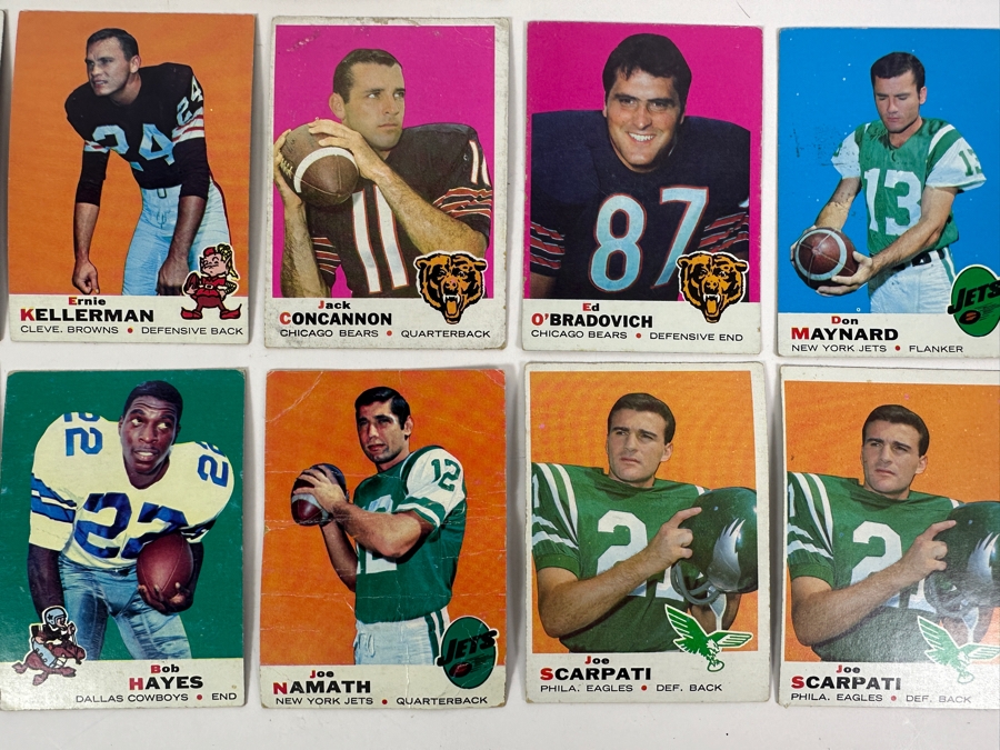 (24) Vintage 1969 Topps NFL Football Cards [Photo 6]
