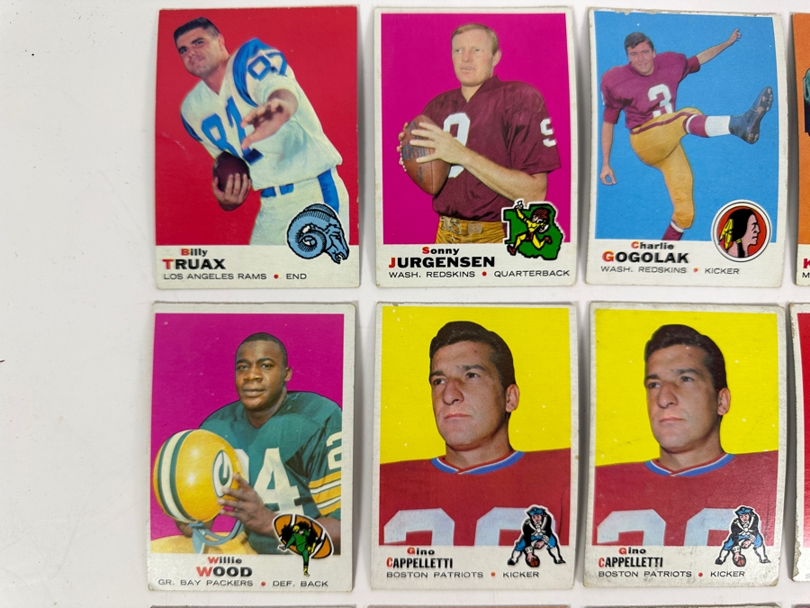 (24) Vintage 1969 Topps NFL Football Cards [Photo 2]