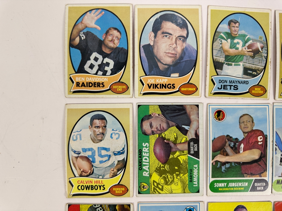 (24) Various Topps NFL Football Cards From 1969, 1970 & 1971 [Photo 2]