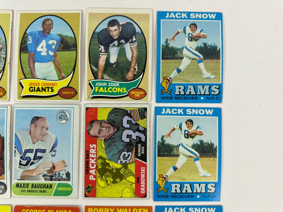 (24) Various Topps NFL Football Cards From 1969, 1970 & 1971 [Photo 4]