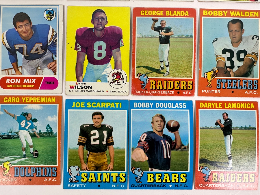(24) Various Topps NFL Football Cards From 1969, 1970 & 1971 [Photo 6]