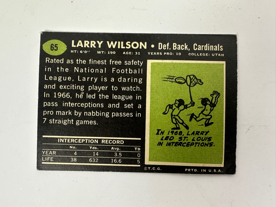 (24) Various Topps NFL Football Cards From 1969, 1970 & 1971 [Photo 11]