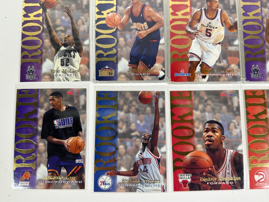 Vintage 1995 Skybox NBA Hoops Basketball Rookie Cards Including Jason Kidd, Eddie Jones, Juwan Howard, Jalen Rose, Grant Hill & More [Photo 12]