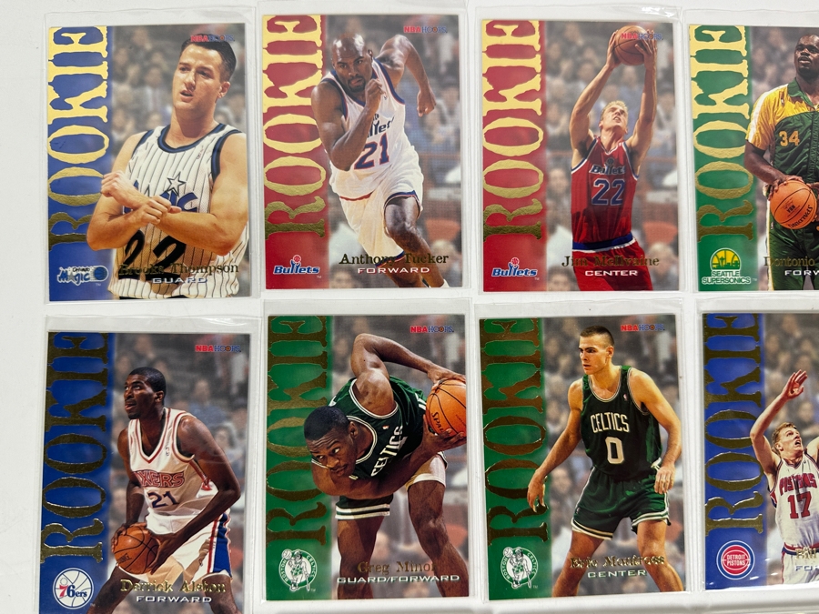 Vintage 1995 Skybox NBA Hoops Basketball Rookie Cards Including Jason Kidd, Eddie Jones, Juwan Howard, Jalen Rose, Grant Hill & More [Photo 6]
