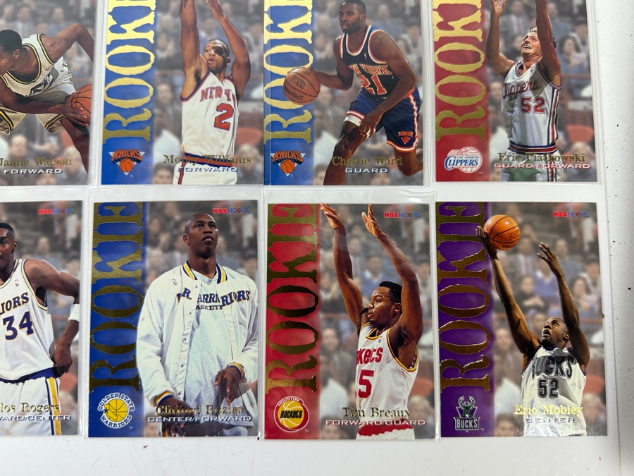 Vintage 1995 Skybox NBA Hoops Basketball Rookie Cards Including Jason Kidd, Eddie Jones, Juwan Howard, Jalen Rose, Grant Hill & More [Photo 10]
