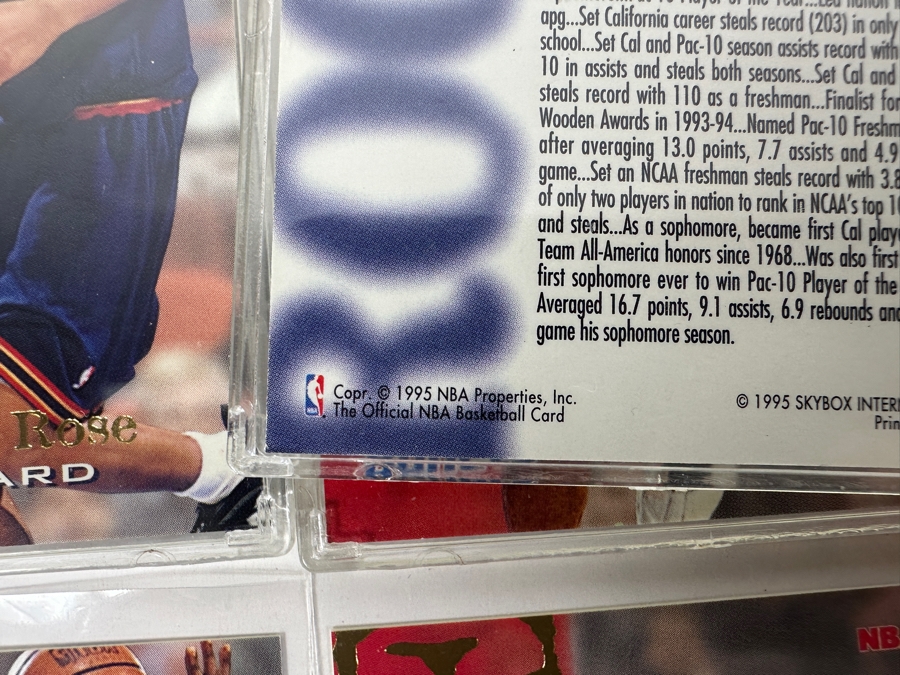 Vintage 1995 Skybox NBA Hoops Basketball Rookie Cards Including Jason Kidd, Eddie Jones, Juwan Howard, Jalen Rose, Grant Hill & More [Photo 15]