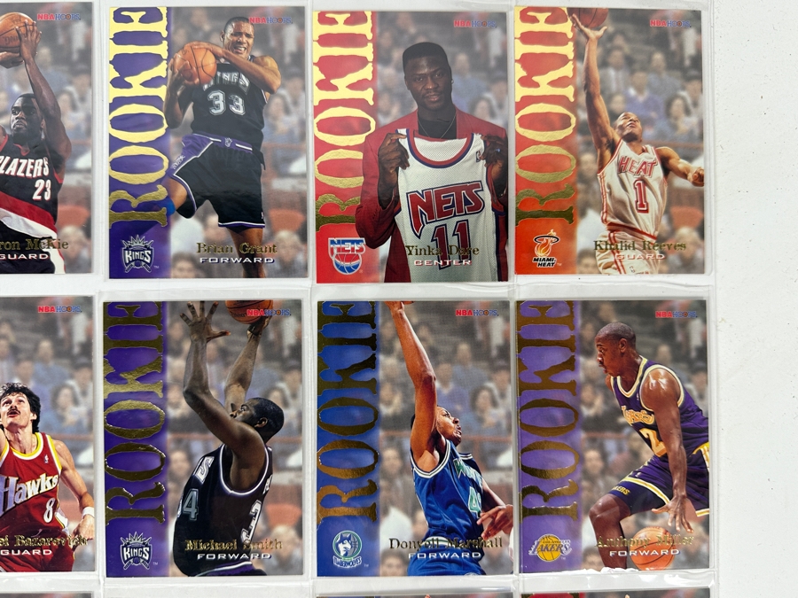 Vintage 1995 Skybox NBA Hoops Basketball Rookie Cards Including Jason Kidd, Eddie Jones, Juwan Howard, Jalen Rose, Grant Hill & More [Photo 8]
